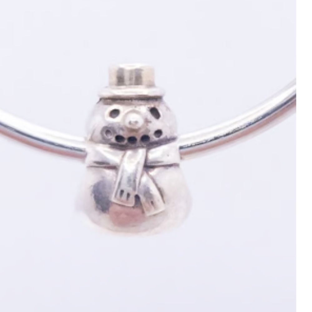 Pandora sterling Silver Snowman Charm